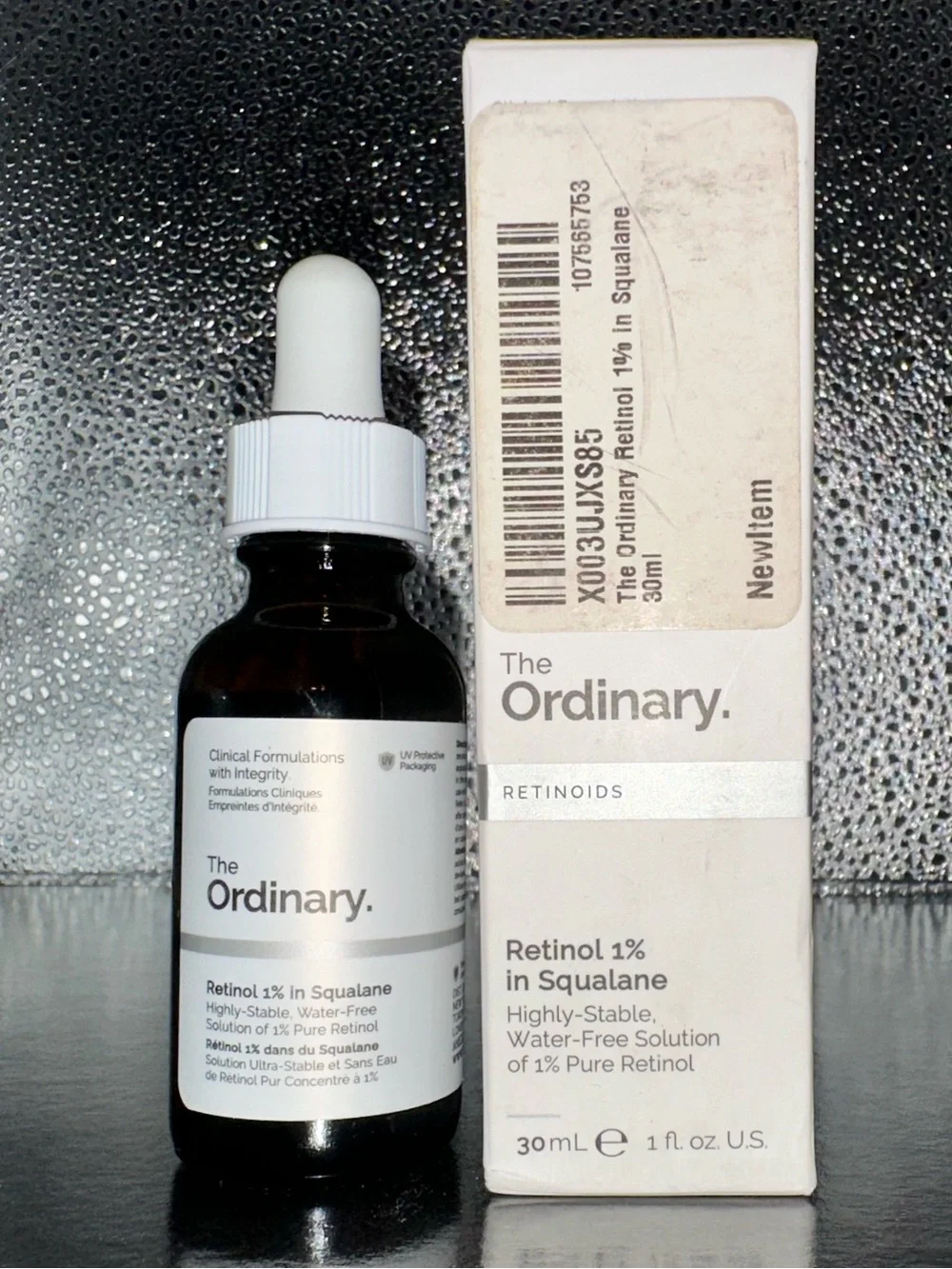 The Ordinary Retinol 1% in Squalane — White Dropper Bottle